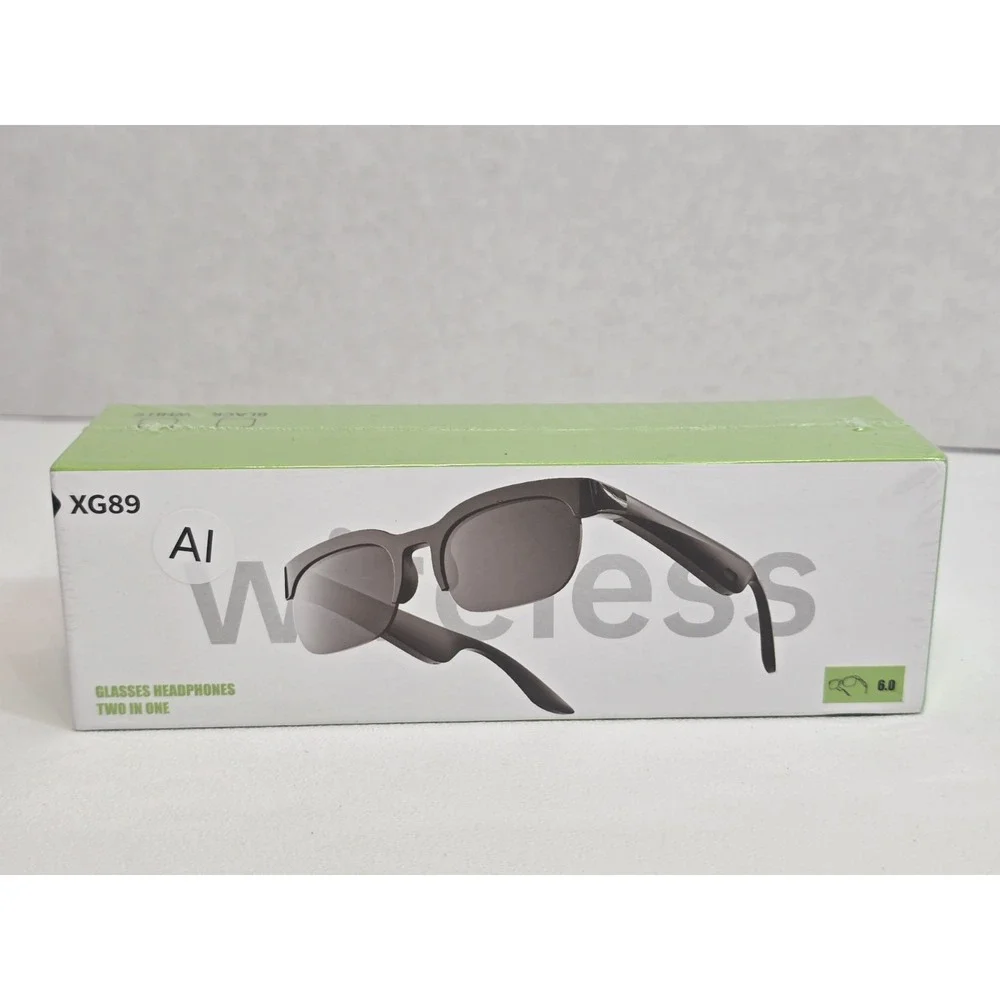 XG89 Ai Wireless Smart Glasses Headphones Bluetooth Connectivity